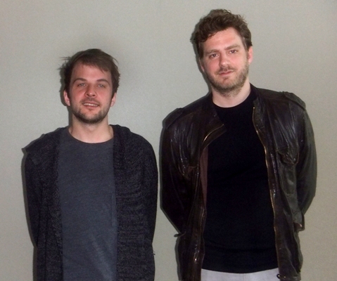 Foto von Nils Frahm und Sebastian Pille
